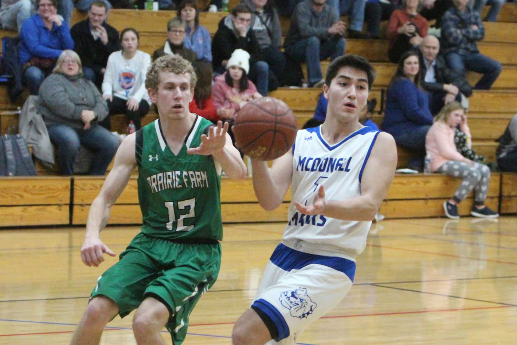 Prairie Farm at McDonell boys basketball 2-26-19